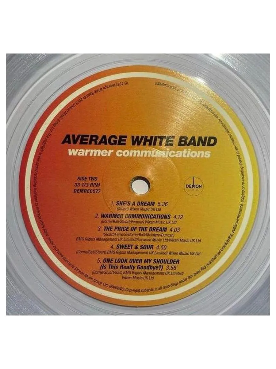 Average White Band - Warmer Communications (coloured) (5014797901391) виниловая пластинка - фото 4