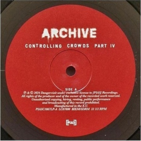 Archive - Controlling Crowds I-IV (Box) (5400863161453) виниловая пластинка - фото 18