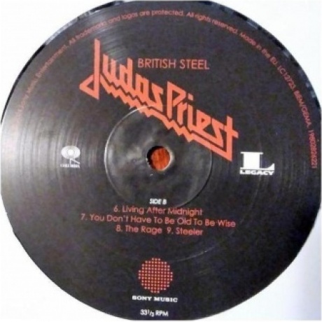 Judas Priest - British Steel (coloured) (0198028262217) виниловая пластинка - фото 4
