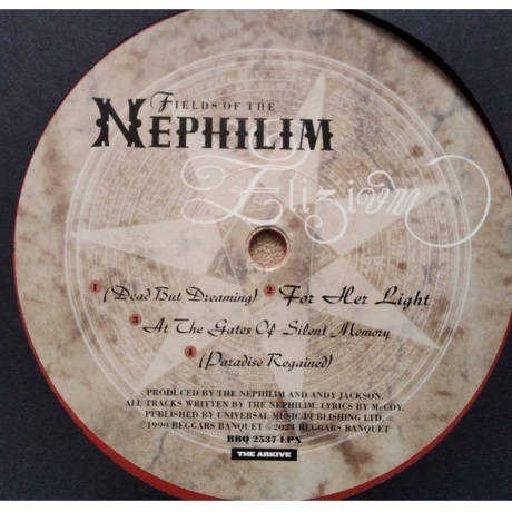 Fields Of The Nephilim - Elizium (coloured) (0607618253714) виниловая пластинка - фото 2