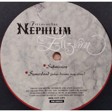 Fields Of The Nephilim - Elizium (coloured) (0607618253714) виниловая пластинка - фото 3