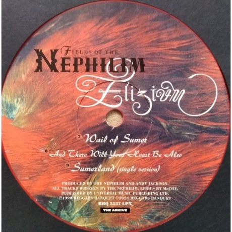 Fields Of The Nephilim - Elizium (coloured) (0607618253714) виниловая пластинка - фото 4