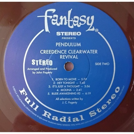 Creedence Clearwater Revival - Pendulum (coloured) (0888072643697) виниловая пластинка - фото 4