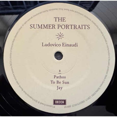 Ludovico Einaudi - The Summer Portraits (0602468061649) виниловая пластинка - фото 4