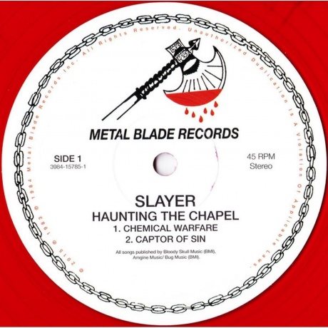 Slayer - Haunting The Chapel (coloured) (0039841578577) виниловая пластинка - фото 2