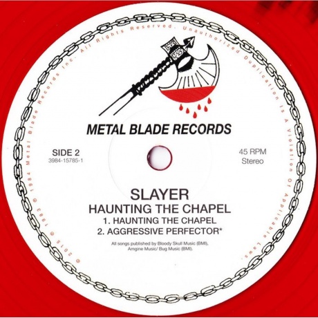 Slayer - Haunting The Chapel (coloured) (0039841578577) виниловая пластинка - фото 3