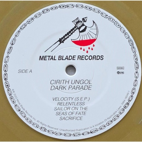 Cirith Ungol - Dark Parade (coloured) (0039841605013) виниловая пластинка - фото 4