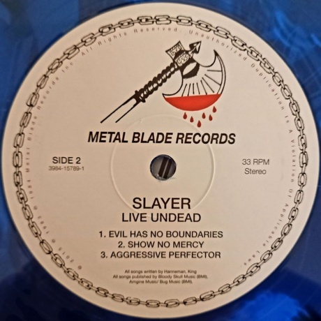 Slayer - Live Undead (coloured) (0039841578973) виниловая пластинка - фото 5