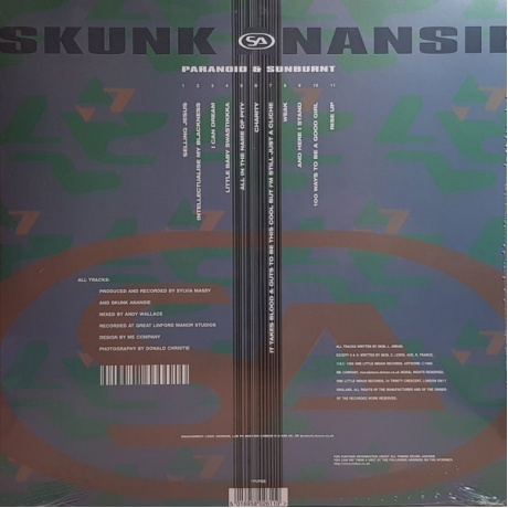 Skunk Anansie - Paranoid &amp; Sunburnt (5016958026110) виниловая пластинка - фото 2