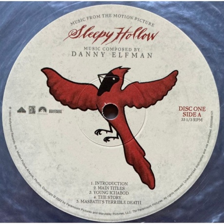 OST - Sleepy Hollow (Danny Elfman) (coloured) (0850053152795) виниловая пластинка - фото 6