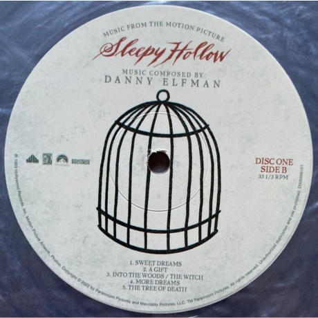 OST - Sleepy Hollow (Danny Elfman) (coloured) (0850053152795) виниловая пластинка - фото 7