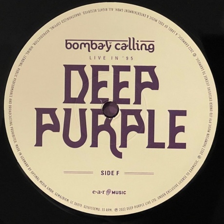 Deep Purple - Bombay Calling (4029759161554) виниловая пластинка - фото 8