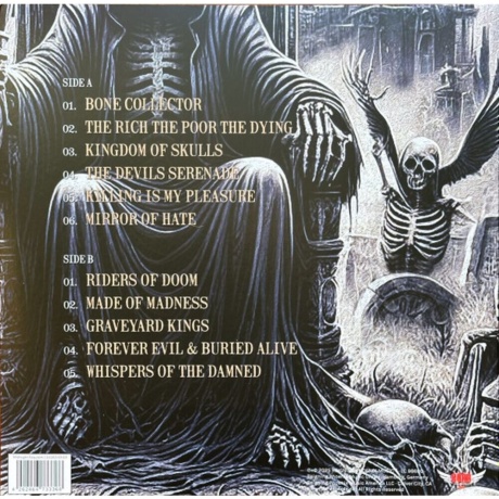 Grave Digger - Bone Collector (Marbled) (4262464733368) виниловая пластинка - фото 2