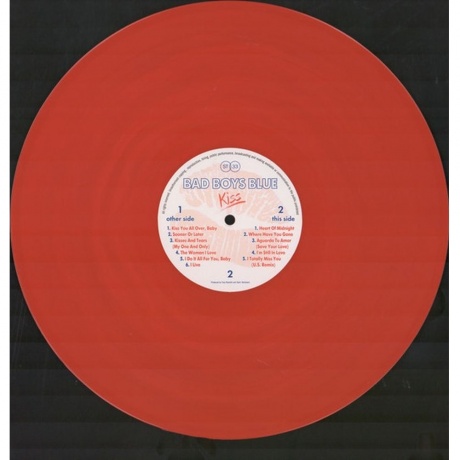 Bad Boys Blue - Kiss (Red) (4680068802233) виниловая пластинка - фото 3