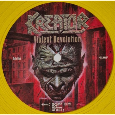 Kreator - Violent Revolution (Transparent Yellow) (0727361564636) виниловая пластинка - фото 1