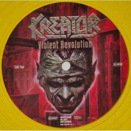 Kreator - Violent Revolution (Transparent Yellow) (0727361564636) виниловая пластинка - фото 2
