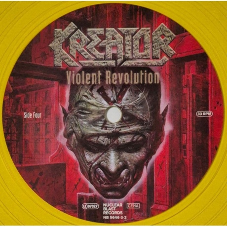 Kreator - Violent Revolution (Transparent Yellow) (0727361564636) виниловая пластинка - фото 4