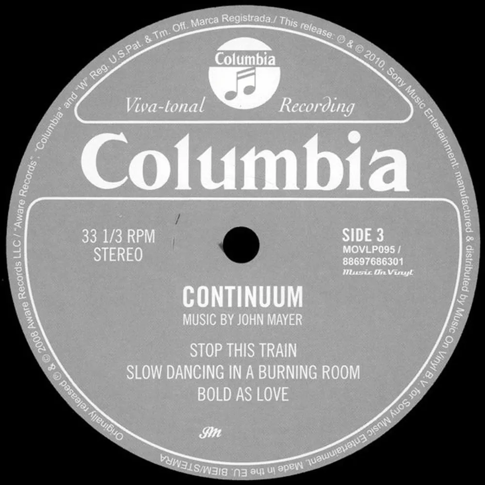 John Mayer - Continuum +1 (0886976863012) виниловая пластинка - фото 5