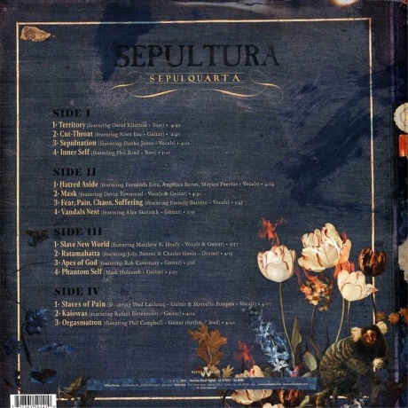 Sepultura - Sepulquarta (Transparent Orange) (0727361591496) виниловая пластинка - фото 2