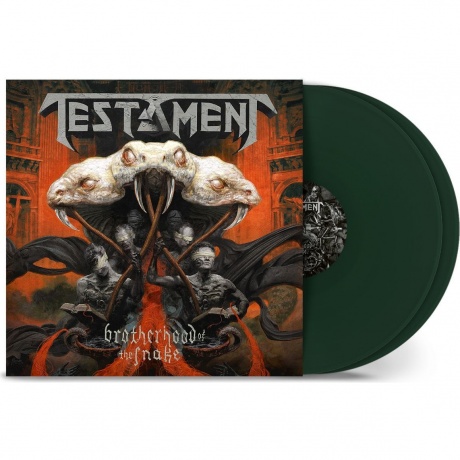 Testament - Brotherhood Of The Snake (Green) (0727361383190) виниловая пластинка - фото 2