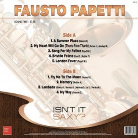 Papetti Fausto - Isn't It Saxy? (4640004138086) виниловая пластинка - фото 2