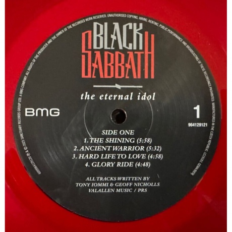 Black Sabbath - The Eternal Idol (coloured) (4099964129120) виниловая пластинка - фото 3