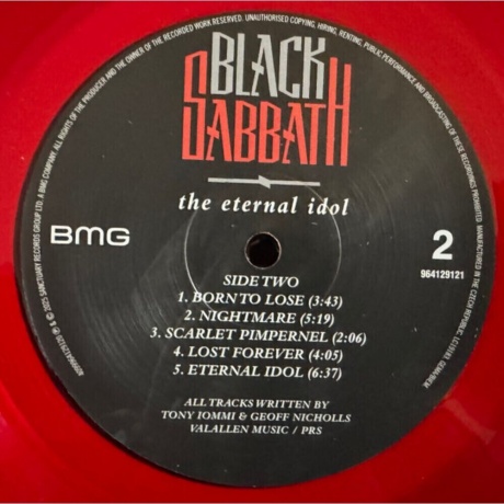 Black Sabbath - The Eternal Idol (coloured) (4099964129120) виниловая пластинка - фото 4