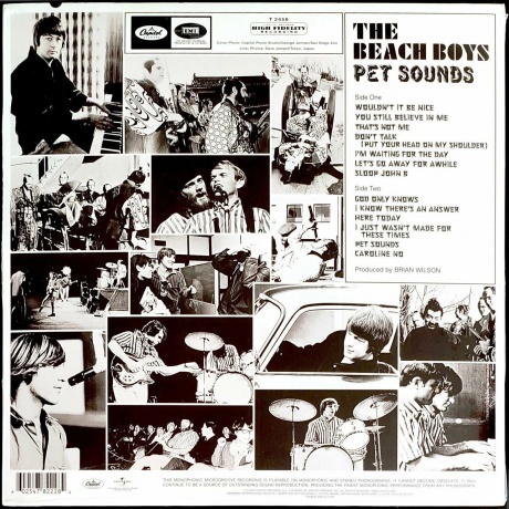 The Beach Boys - Pet Sounds (coloured) (0602458662498) виниловая пластинка - фото 2