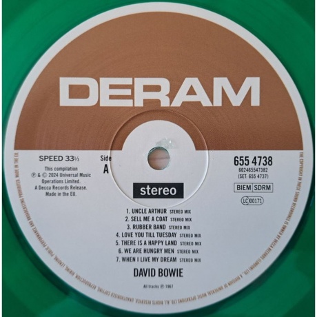 David Bowie - David Bowie (coloured) (0602465547375) виниловая пластинка - фото 3