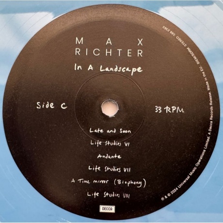 Max Richter - In A Landscape (coloured) (0602458823608) виниловая пластинка - фото 6