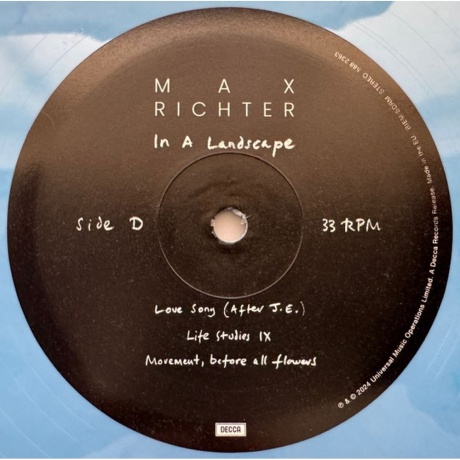Max Richter - In A Landscape (coloured) (0602458823608) виниловая пластинка - фото 7
