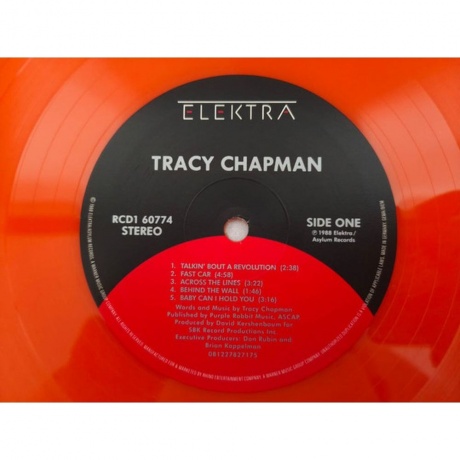 Tracy Chapman - Tracy Chapman (coloured) (0081227827175) виниловая пластинка - фото 7
