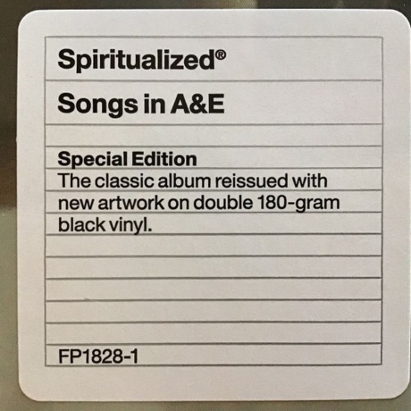 Spiritualized - Songs In A&amp;E (0767981182810) виниловая пластинка - фото 3