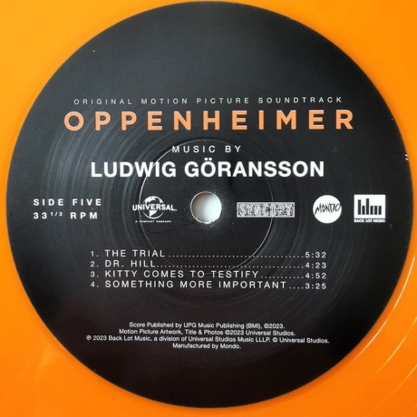 OST - Oppenheimer (Ludwig Goransson) (coloured) (0850010229911) виниловая пластинка - фото 9