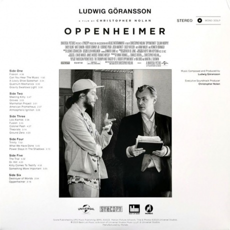 OST - Oppenheimer (Ludwig Goransson) (coloured) (0850010229911) виниловая пластинка - фото 2