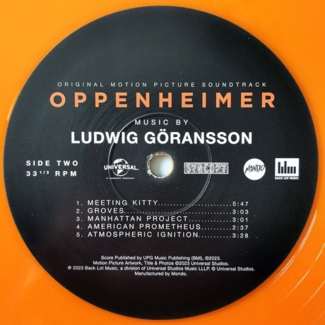 OST - Oppenheimer (Ludwig Goransson) (coloured) (0850010229911) виниловая пластинка - фото 6