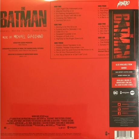 OST - The Batman (Michael Giacchino) (coloured) (0810041487735) виниловая пластинка - фото 6