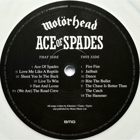 Motorhead - Ace Of Spades (coloured) (4099964126914) виниловая пластинка - фото 2