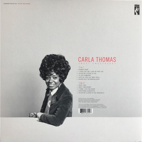 Carla Thomas - Sweet Sweetheart (coloured) (0888072670143) виниловая пластинка - фото 3