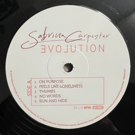 Sabrina Carpenter - Evolution (0050087360832) виниловая пластинка - фото 4
