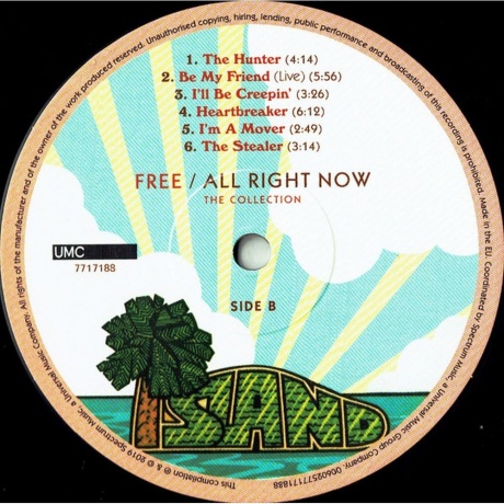 Free - All Right Now: The Collection (0602577171888) виниловая пластинка - фото 5