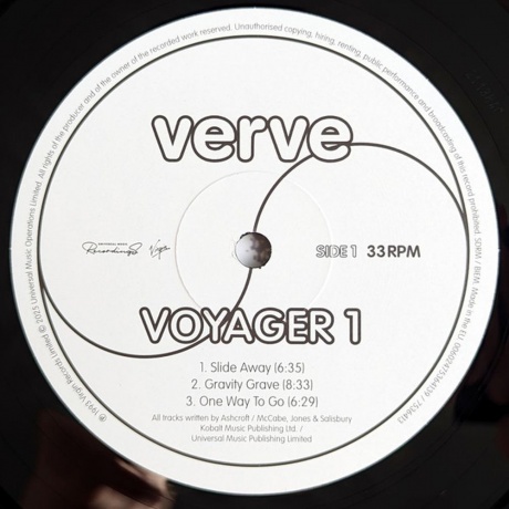The Verve - Voyager 1 (0602475364139) виниловая пластинка - фото 4