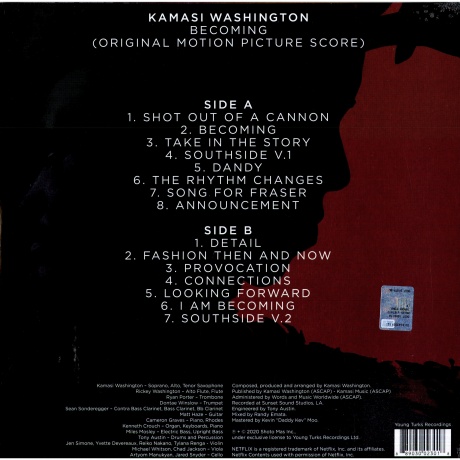 Kamasi Washington - Becoming (OST) (0889030023018) виниловая пластинка - фото 2