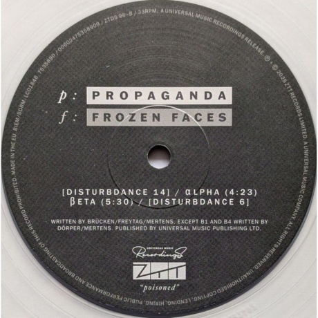 Propaganda - P:Machinery (coloured) (0602475358909) виниловая пластинка - фото 4