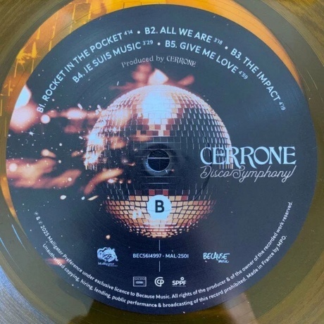 Cerrone - Disco Symphony (Clear Amber) (5056556149972) виниловая пластинка - фото 6