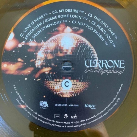 Cerrone - Disco Symphony (Clear Amber) (5056556149972) виниловая пластинка - фото 7