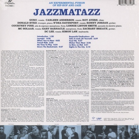 Guru - Jazzmatazz (0602547885081) виниловая пластинка - фото 2