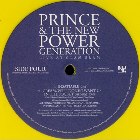 Prince - Live At Glam Slam (coloured) (0081227811532) виниловая пластинка - фото 6