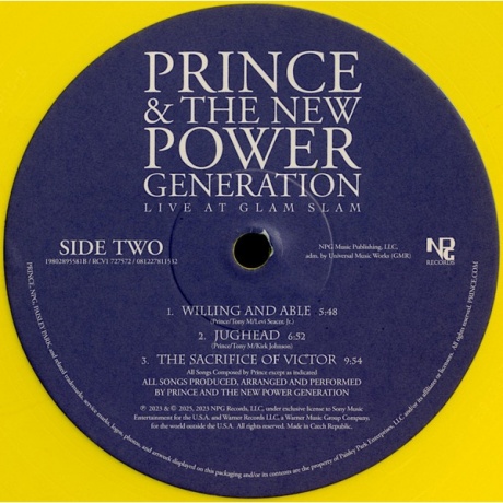 Prince - Live At Glam Slam (coloured) (0081227811532) виниловая пластинка - фото 8