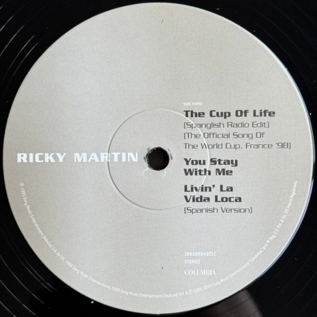 Ricky Martin - Ricky Martin (0196588849213) виниловая пластинка - фото 9